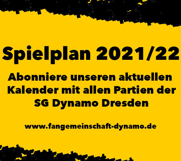 Dynamo-Spielplan 2021/2022