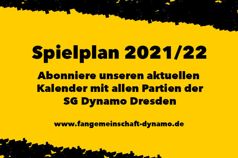 Dynamo-Spielplan 2021/2022