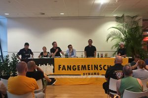 Podiumsgäste zum Stammtisch